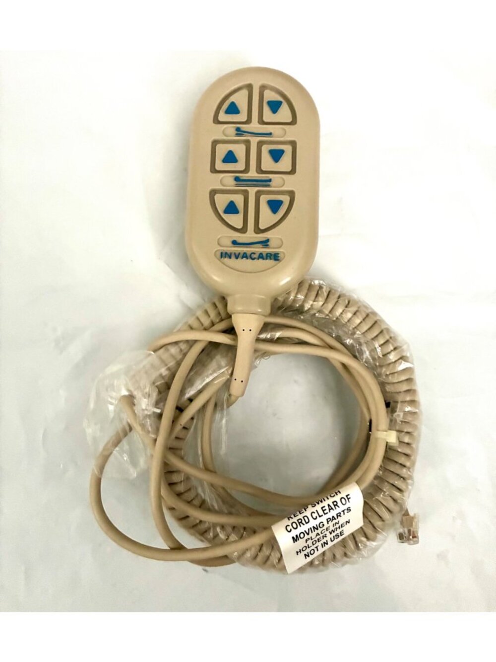Invacare 6-Button Full Electric Hospital Bed Hand Control Pendant Remote